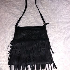 Crossbody fringe purse